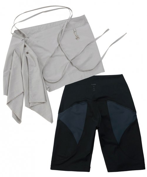 [SET] Comfort Wrap Skirt (FL-231_Gray)