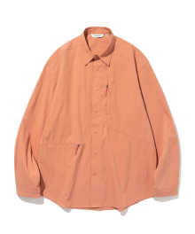 utility pocket shirt peach