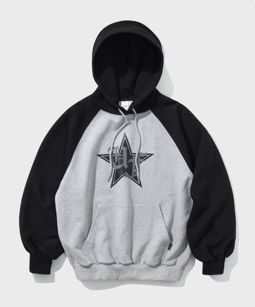 Black hoodie with store white stars