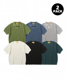 [패키지] 써머 반팔 니트 2PACK