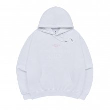 HELLO KITTY LETTERING HOODIE WHITE