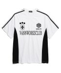 밴웍스(VANNWORKS) 스포티 블록코어 브이넥 반팔 티셔츠 (VS0033) 화이트