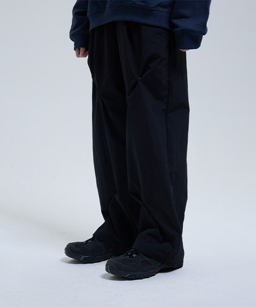 MUSINSA | THE COLDEST MOMENT TCM nylon pinch pants (black)