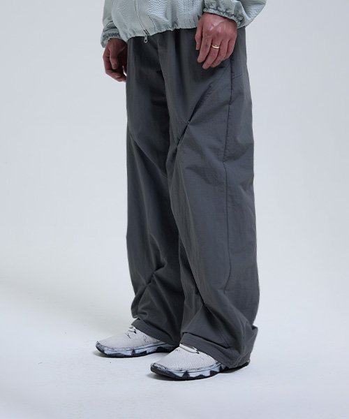 MUSINSA | THE COLDEST MOMENT TCM nylon pinch pants (charcoal)