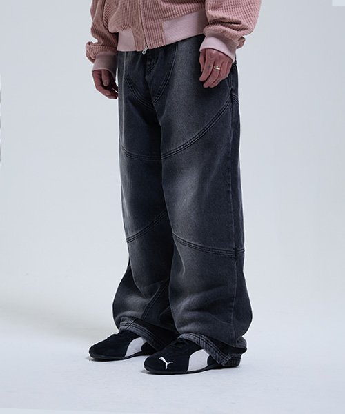더콜디스트모먼트(THE COLDEST MOMENT) TCM web denim pants - 사이즈