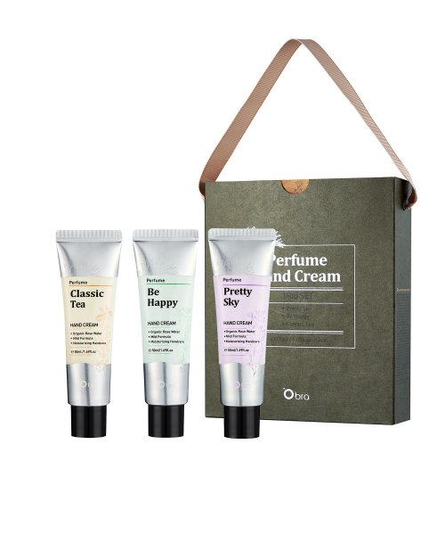오브라() 퍼퓸 핸드크림 3종세트 (각 50ml x 3개) 상품 이미지