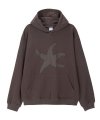 TCM starfish hoodie (dark brown)