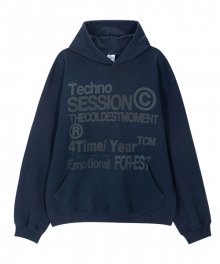 TCM techno hoodie (navy)