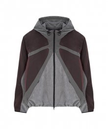 TCM slit windstopper jacket (burgundy)
