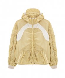 TCM ripstop shirring jacket (beige)