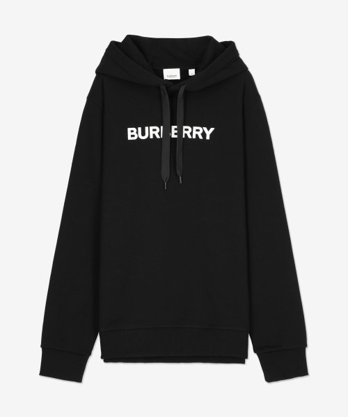 Black burberry sales hoodie