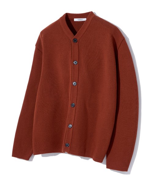 Dark orange cardigan hotsell