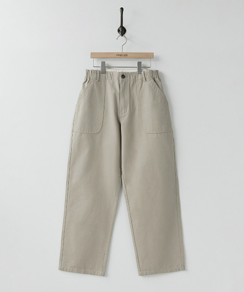 Elastic Fatigue Pants Oatmeal