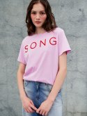 쏘리, 투 머치 러브(SORRY, TOO MUCH LOVE) Love Song Half_Sleeve T-shirt_Pink