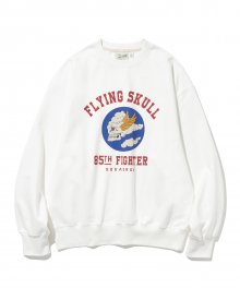 flying skull sweatshirt off white