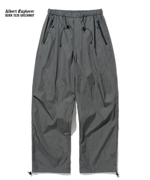 유니폼브릿지(UNIFORM BRIDGE) relax training wind pants grey - 사이즈 & 후기 | 무신사