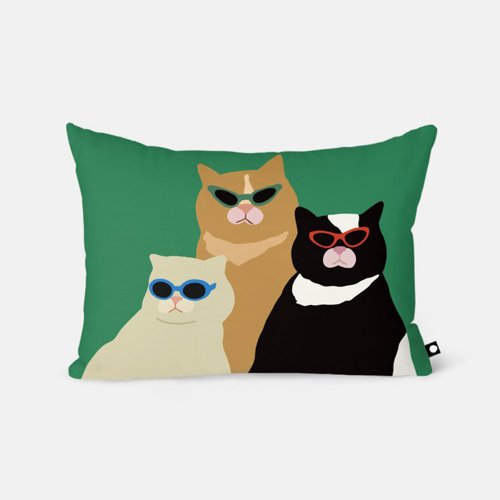 홈브루아이디어클럽 작가, I see you_cat 베개 커버