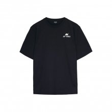 233TS035U 블랙 공용 채소 셔틀콕 반팔 티셔츠
