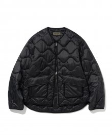 quilting liner jacket black