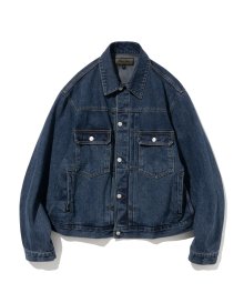 2nd type denim jacket indigo washed
