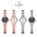 탠디(TANDY) 다이아몬드 여성 메탈 시계 DIA-4015