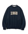 1960 needlework sweatshirt navy