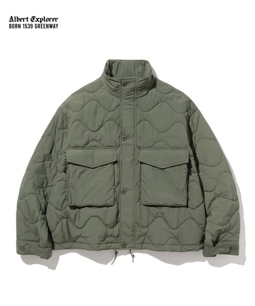 MUSINSA | UNIFORM BRIDGE quilting m51 short jacket olive