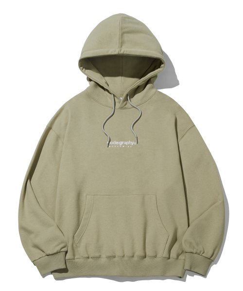 MUSINSA | コードグラフィー Codegraphy Small Logo Hoodie_Light Khaki