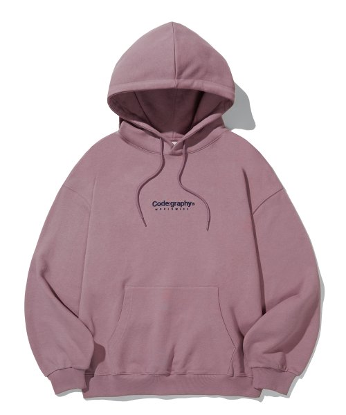 MUSINSA | コードグラフィー Codegraphy Small Logo Hoodie_Indie Pink