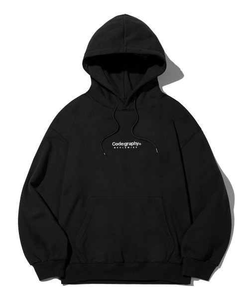 MUSINSA | コードグラフィー Codegraphy Small Logo Hoodie_Black