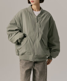 ★ Urbandtype.★ Utility MA1 Jacket Mint OL241 유틸리티 MA1 자켓_민트 - 어반디타입