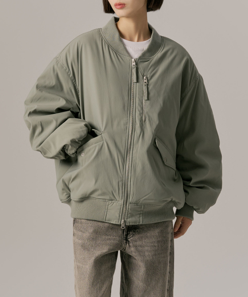 ★ Urbandtype.★ Utility MA1 Jacket Mint OL241 어반디타입(URBANDTYPE) 유틸리티 MA1 자켓 _ 민트_OL241