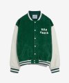 BDS LOGO VARSITY JACKET (GREEN)