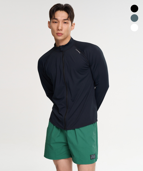 Мужской комплект: рашгард на молнии loose fit + шорты (4 COLORS)