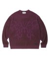 BUTTERFLY KNIT BROWN