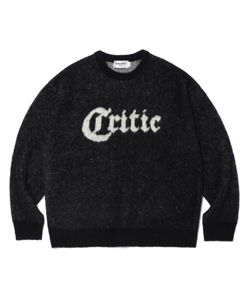 【CRITIC】 GOTHIC HAIRY KNIT 크리틱(CRITIC) GOTHIC HAIRY KNIT BLACK - 사이즈 & 후기 | 무신사