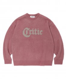 GOTHIC HAIRY KNIT PINK