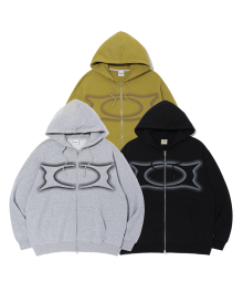 WORMHOLE LOGO HOODIE ZIP-UP