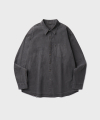 DYED LAUNDRY SHIRT (CHARCOAL)