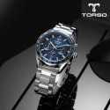 토르소(TORSO) T503M-SLS 카시오페아 멀티 다이아몬드 워치 남자 메탈 시계 (가죽 스트랩 증정)