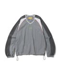 메인부스(MAINBOOTH) Run-up Nylon Warm Up Shirt(GRAY)