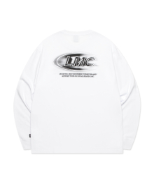 CREW LONG SLV TEE white