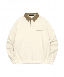 CAPITAL RUGBY SWEATSHIRT cream