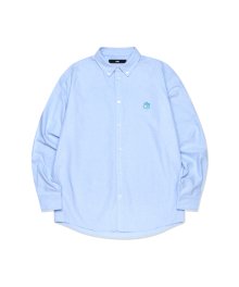 EMB BEAR PK POLO SHIRT sky blue