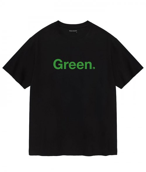 RK 004 GREEN short sleeved tshirt black 블랙 반팔티