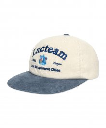 TEAM BEAR CORDUROY 6PANEL CAP vintage blue