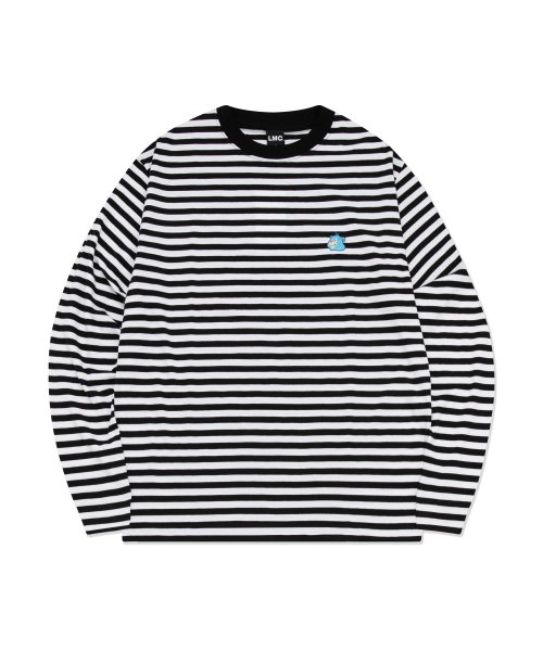 엘엠씨(LMC) EMB BEAR STRIPE LONG SLV TEE stripe - 사이즈