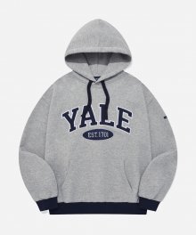 2 TONE ARCH HOODIE GRAY / NAVY