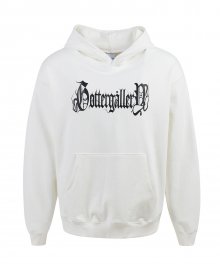 GOTTER GOTHIC LOGO HOODIE_WH