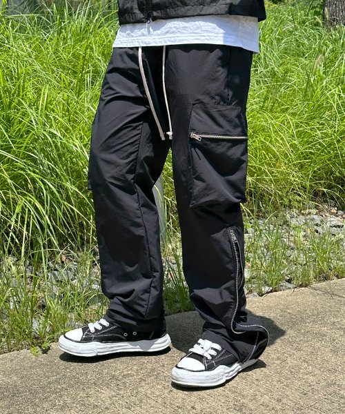 Cargo pants zipper sale